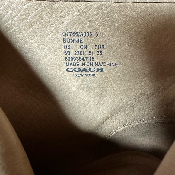 Coach Black Mohair Ankle Boots, Size 6 - Picture 13 of 13